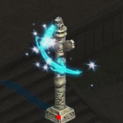 法师在魔龙岭开启魔法盾抗伤害